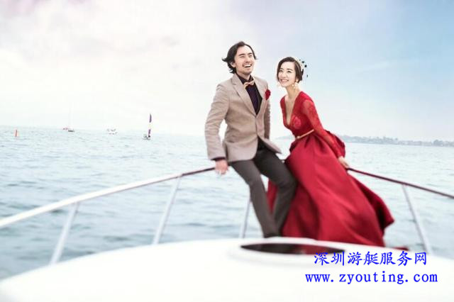 游艇婚纱照