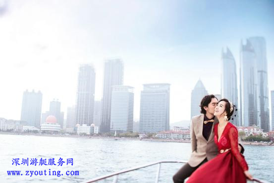游艇婚纱照