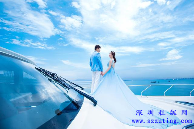 游艇婚纱照 游艇婚纱照