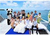 与众不同的新式婚礼，海上游艇婚礼